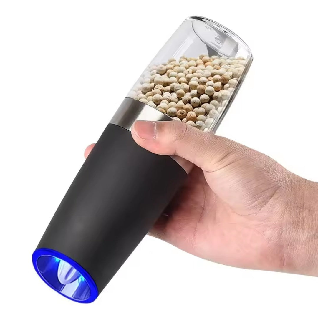 Automatic Salt & Pepper Grinder – One-Hand Operation & LED Light