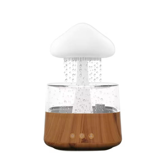 Mushroom Cloud Humidifier – Relaxing Rain & Ambient Light