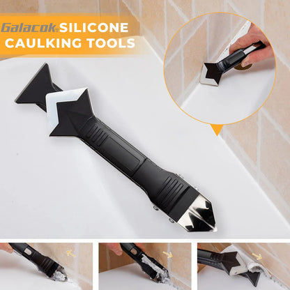 Tile caulking smoother