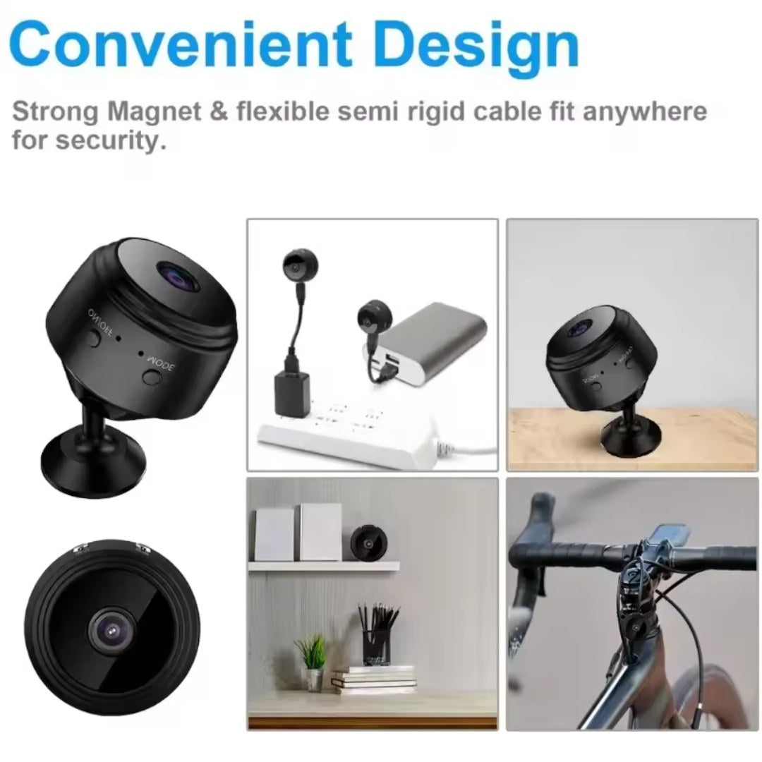 Mini Surveillance Camera – Wireless 1080P Security with Night Vision