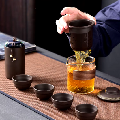 Portable Tea Set Bag
