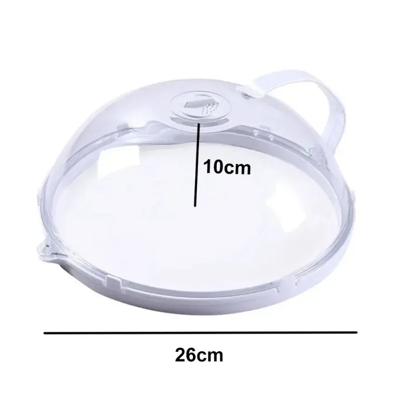 Microwave Food Cover – Heat-Resistant, Anti-Splash & Transparent Lid