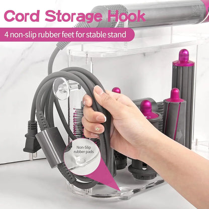 Space-saving hair tool organizer