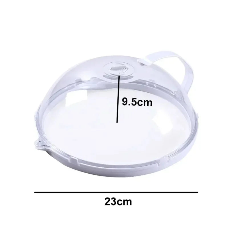 Microwave Food Cover – Heat-Resistant, Anti-Splash & Transparent Lid