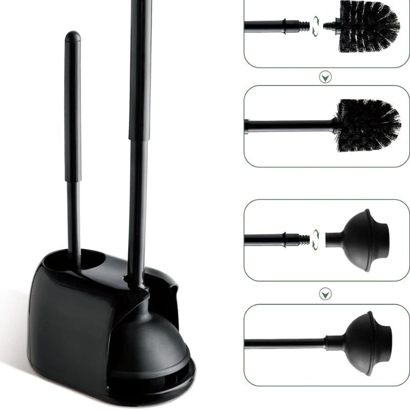 Deep cleaning toilet brush