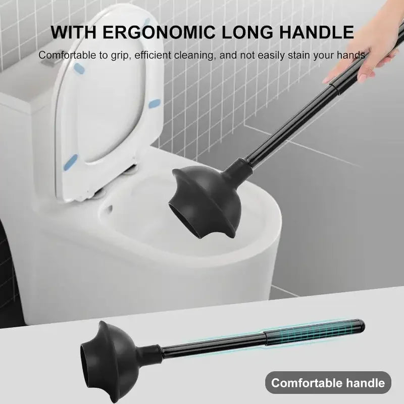 Deep cleaning toilet brush