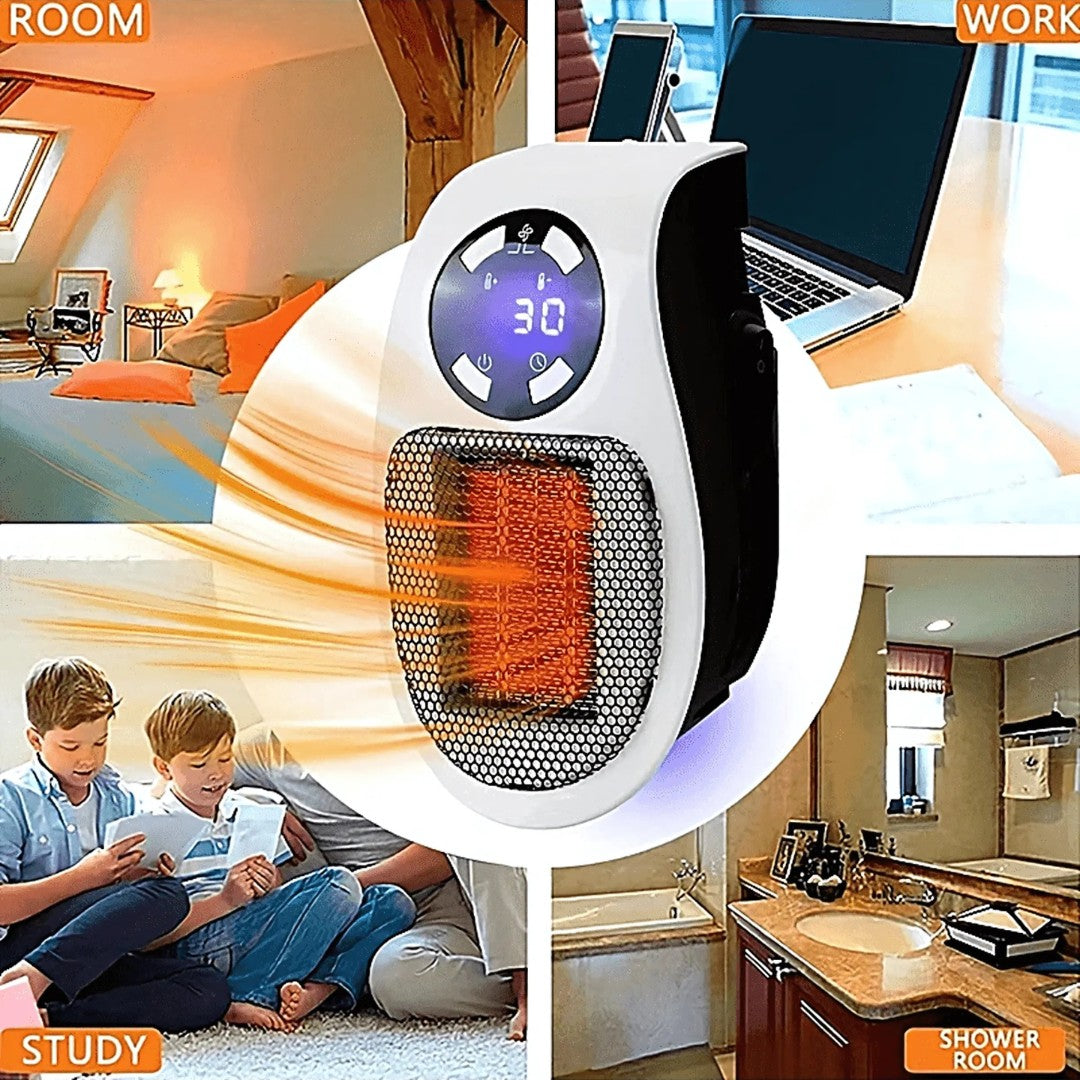 Fast heating wall heater