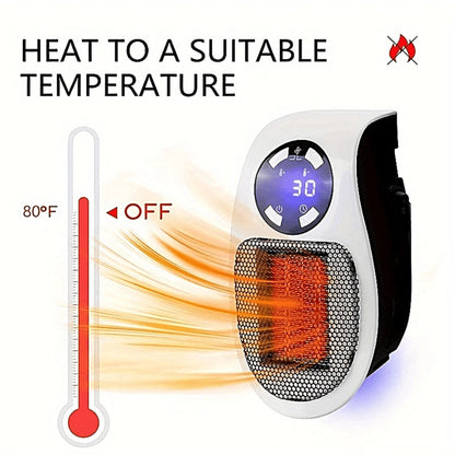 Fast heating wall heater